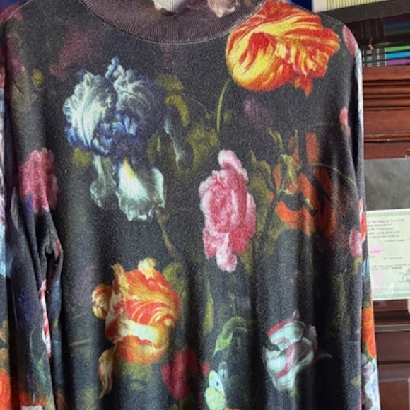 Desigual Flowered sweater size XXL - Picture 4 of 5